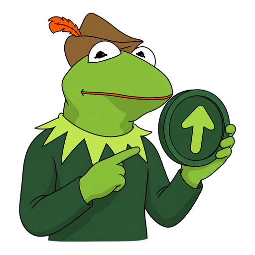 Robin points to an upward arrow button